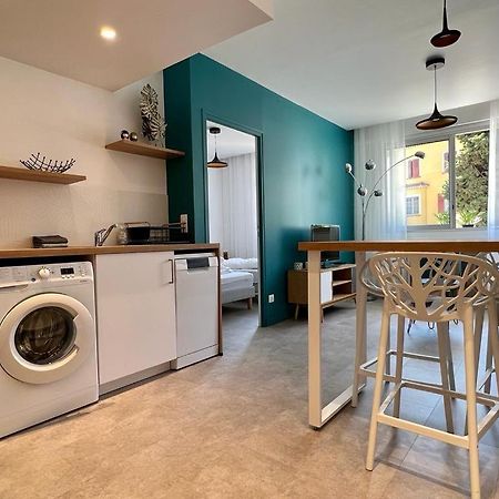 Bd Grosso Apt 4 Prs, 300M Plage, Clim, Parking Nice Buitenkant foto