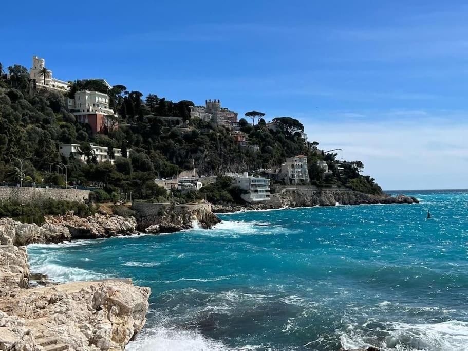Bd Grosso Apt 4 Prs, 300M Plage, Clim, Parking Nice Buitenkant foto