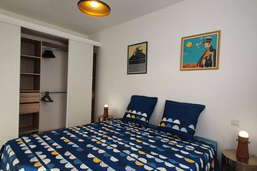 Bd Grosso Apt 4 Prs, 300M Plage, Clim, Parking Nice Buitenkant foto