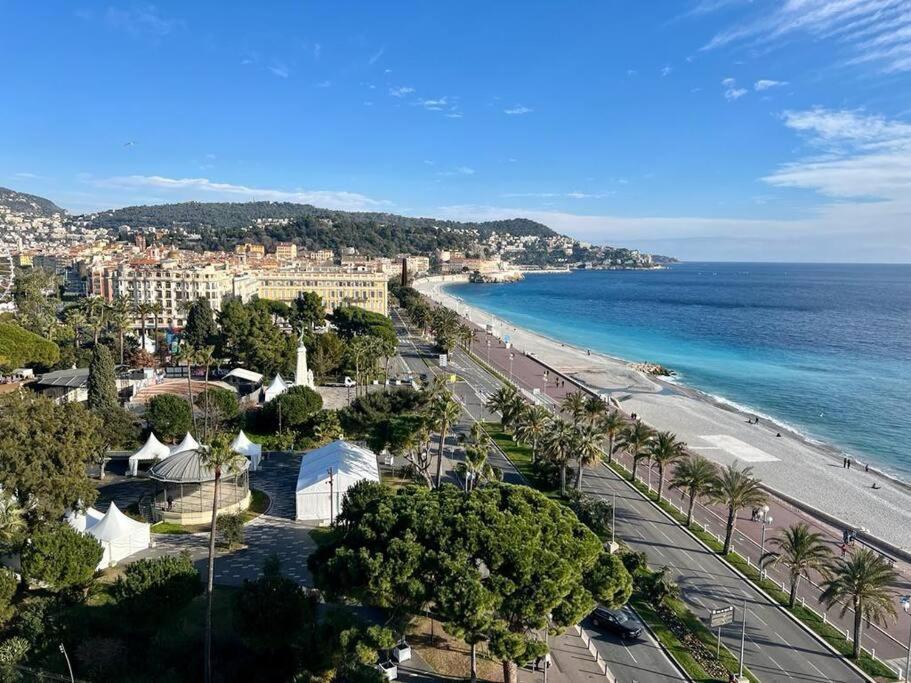 Bd Grosso Apt 4 Prs, 300M Plage, Clim, Parking Nice Buitenkant foto