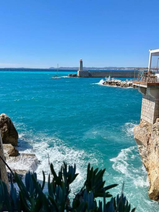 Bd Grosso Apt 4 Prs, 300M Plage, Clim, Parking Nice Buitenkant foto