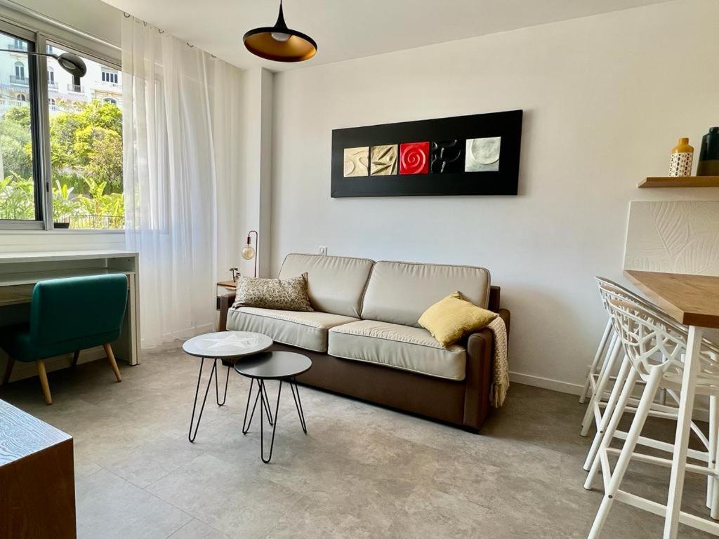 Bd Grosso Apt 4 Prs, 300M Plage, Clim, Parking Nice Buitenkant foto